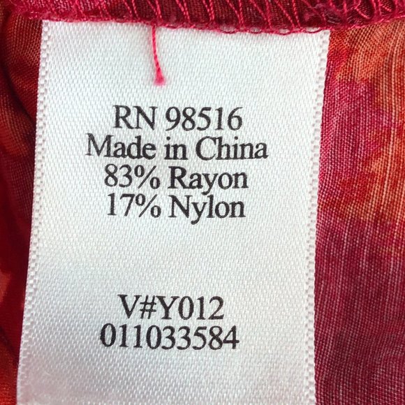 Coldwater Creek Lightweight Watercolor Beachy Floral Button up Artsy Tunic Top - Picture 8 of 10